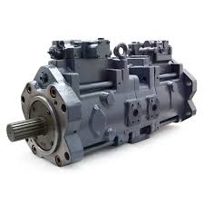 Hydraulic pumps on shelf